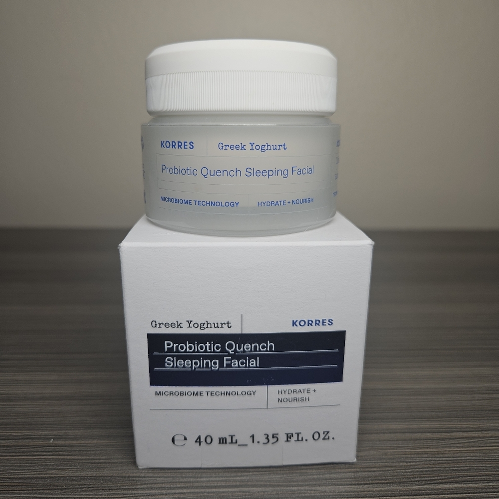 Korres Probiotic Quench Sleeping Facial New w/ Box 1.35oz